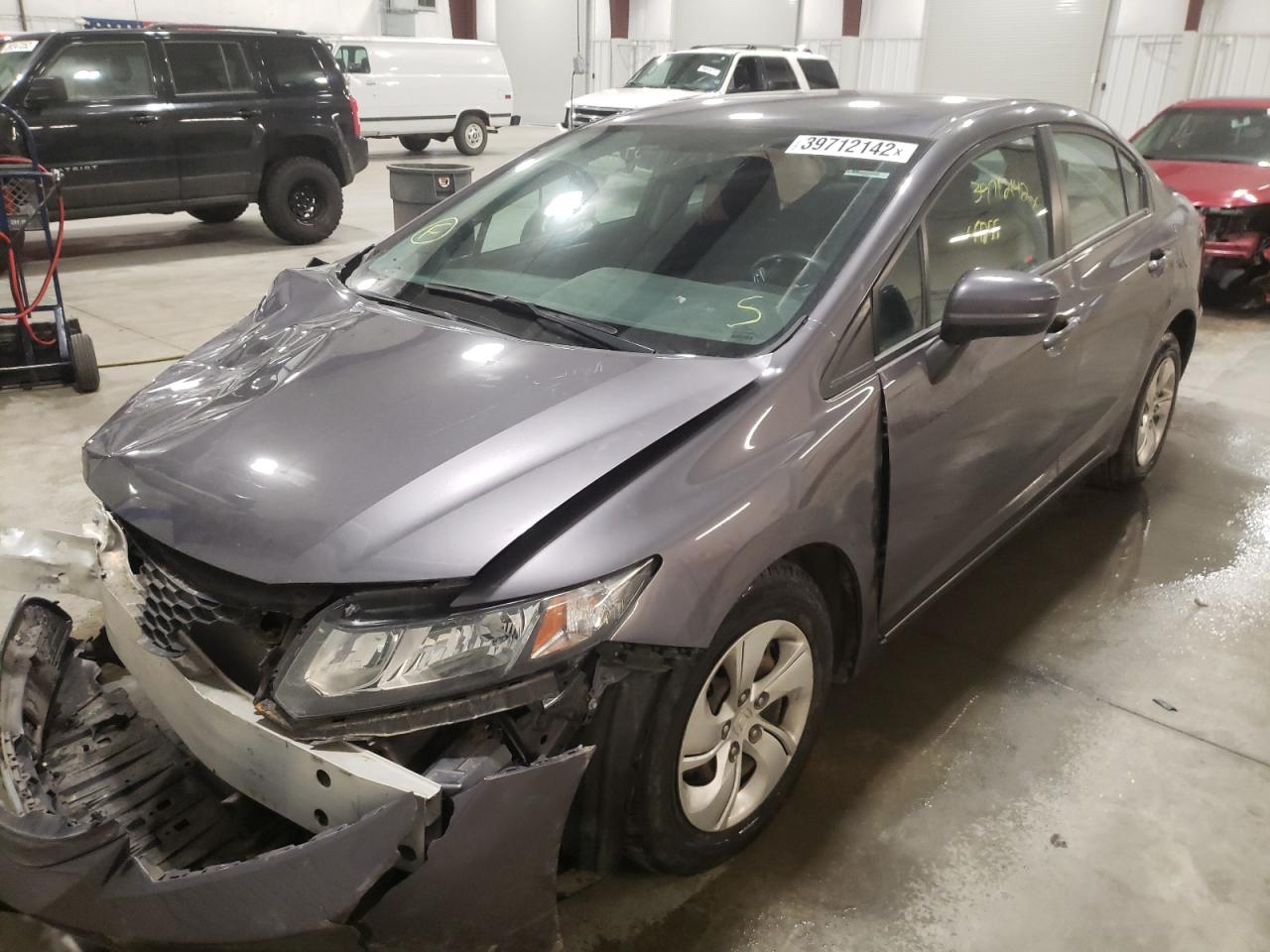 Photo 2 from auction – 2015 HONDA CIVIC LX with VIN 2HGFB2F53FH513526