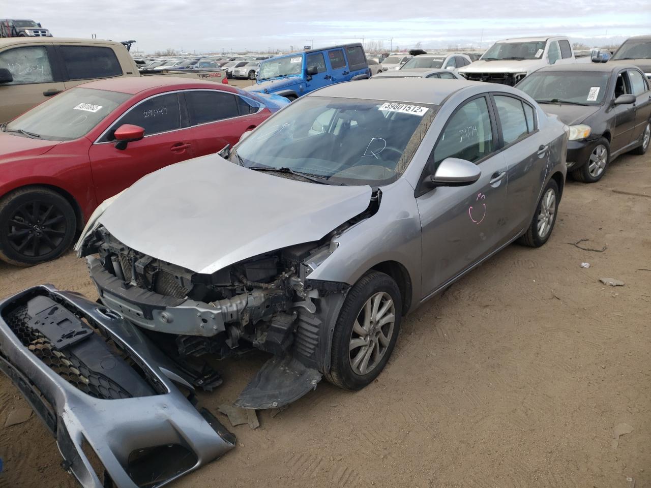 Photo 2 from auction – 2012 MAZDA 3 I with VIN JM1BL1V89C1596647