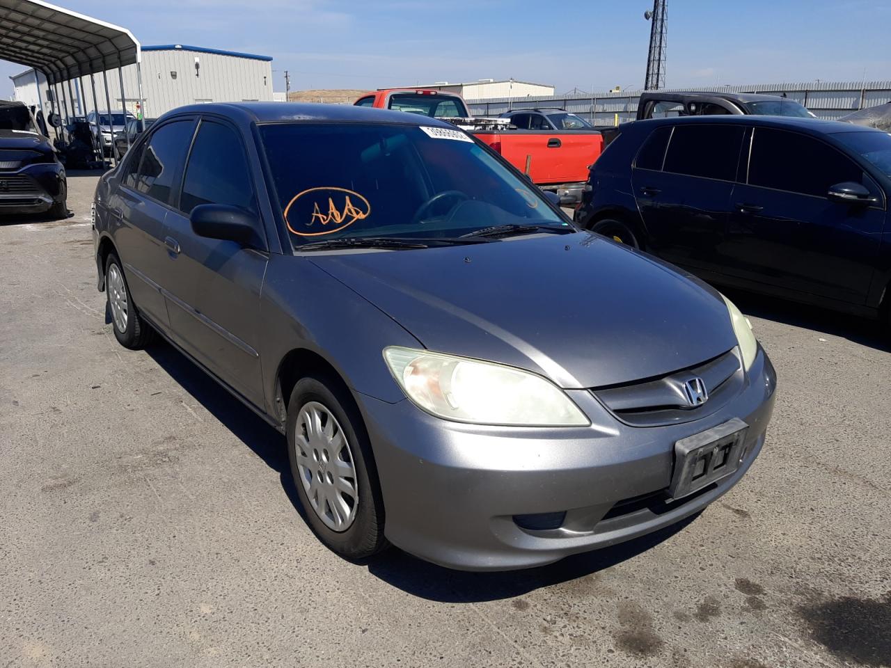 HONDA CIVIC LX 2005 with VIN 2HGES16525H511707 - Photo from auction