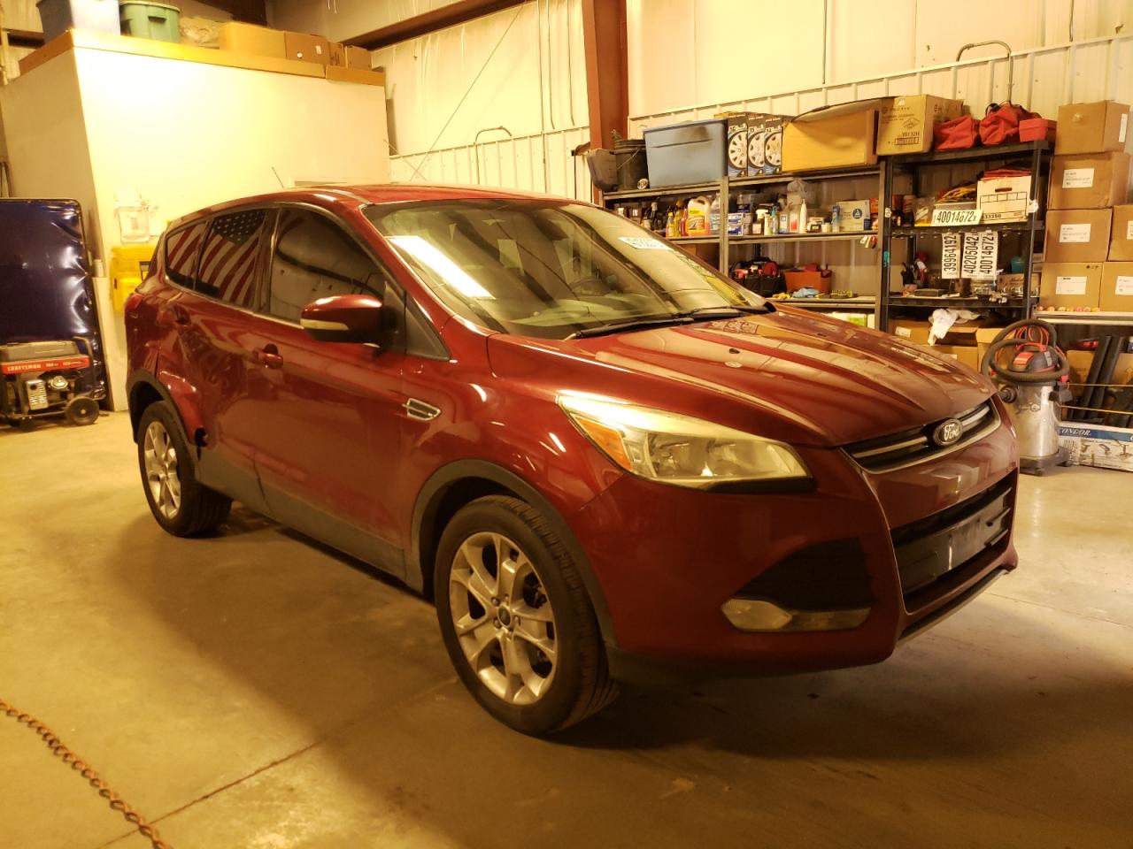 FORD ESCAPE SEL 2013 with VIN 1FMCU9HX0DUC55734 - Photo from auction