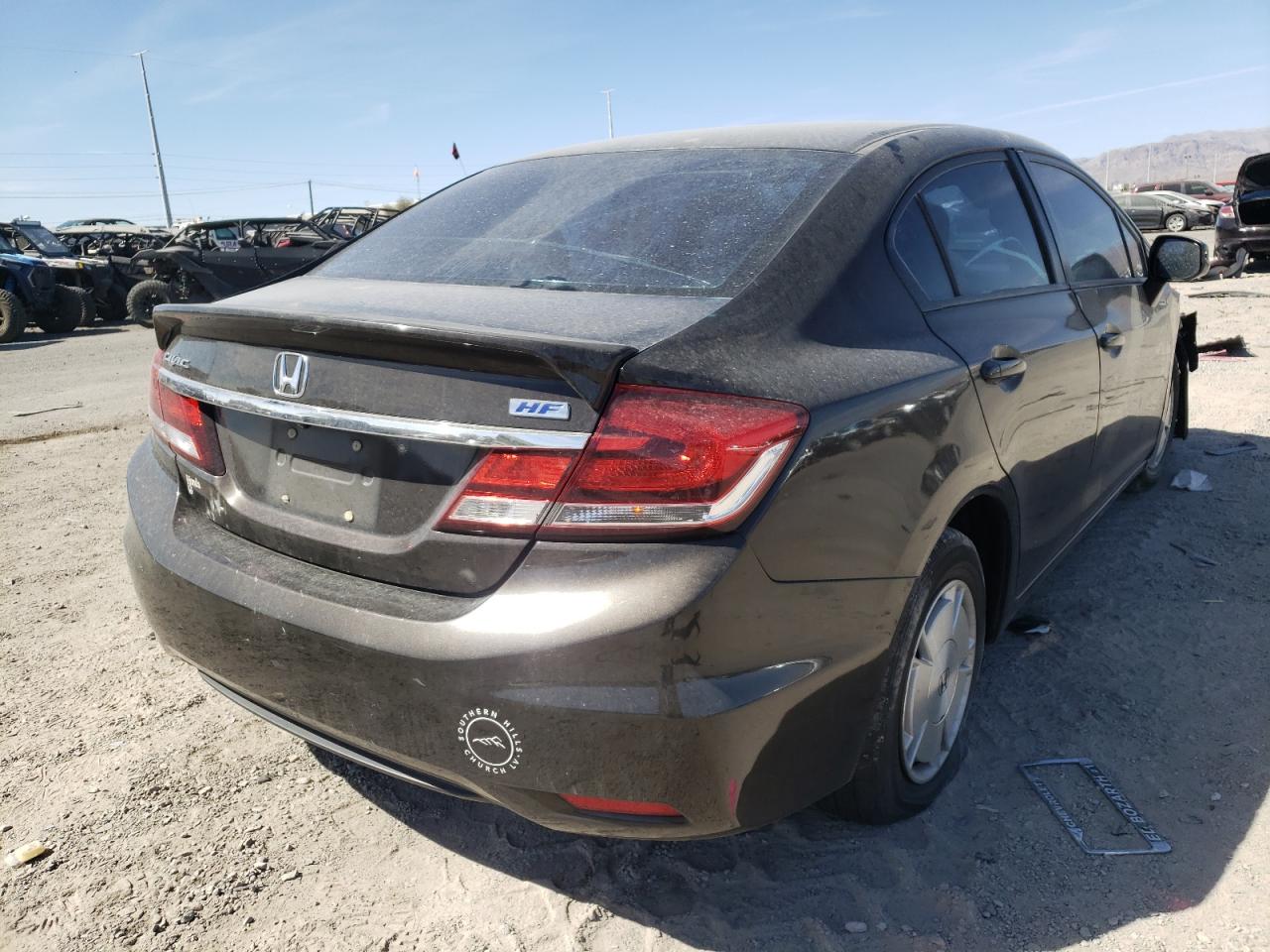 Photo 4 from auction – 2013 HONDA CIVIC HF with VIN 2HGFB2F69DH533527