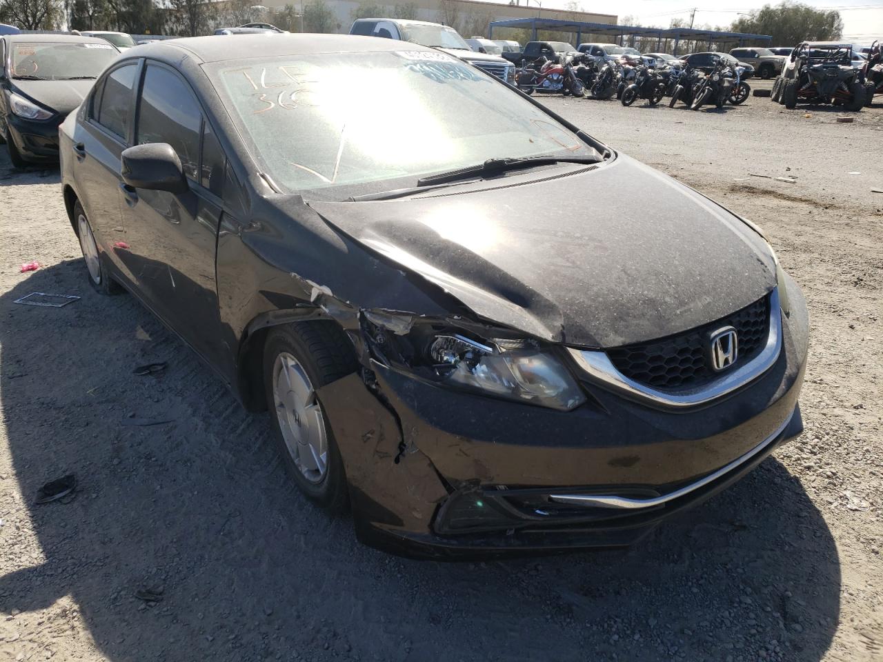 Photo 1 from auction – 2013 HONDA CIVIC HF with VIN 2HGFB2F69DH533527