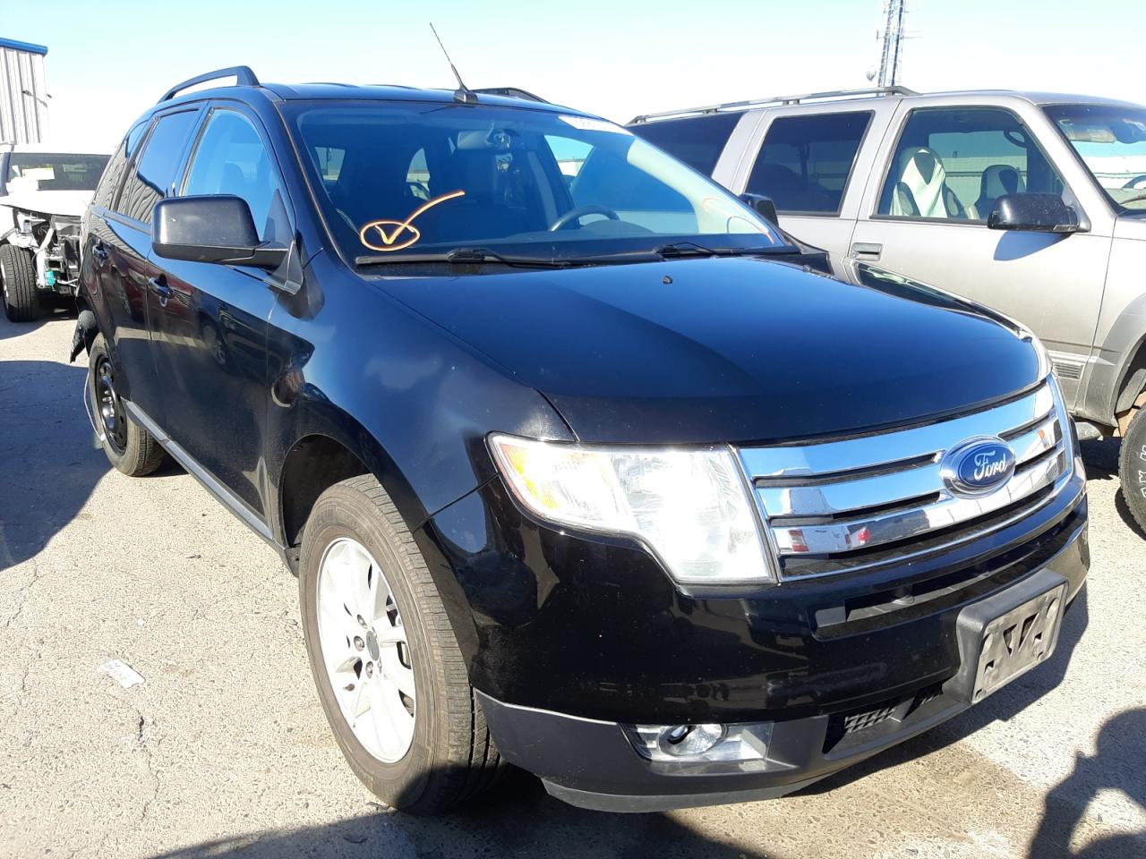 FORD EDGE SEL P 2007 with VIN 2FMDK49C77BB69338 - Photo from auction