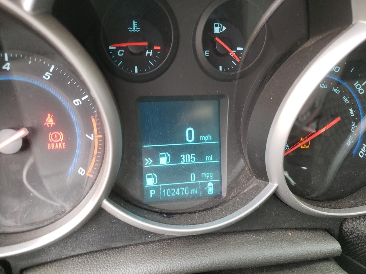Photo 8 from auction – 2012 CHEVROLET CRUZE LT with VIN 1G1PF5SC9C7291300