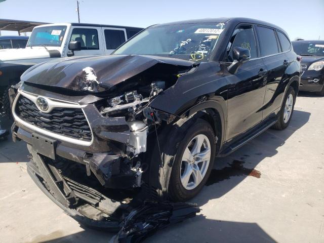 Photo 2 from auction – 2021 TOYOTA HIGHLANDER with VIN 5TDCZRAH6MS056698