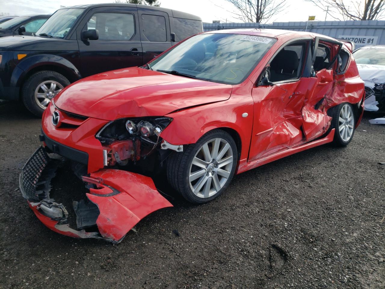 Photo 2 from auction – 2007 MAZDA SPEED 3 with VIN JM1BK34L271623956