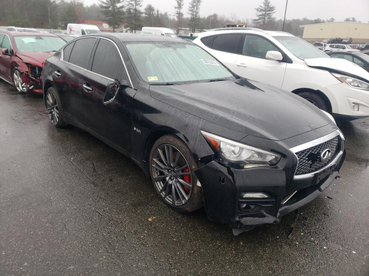 INFINITI Q50 RED SP 2017 with VIN JN1FV7AR7HM871826 - Photo from auction