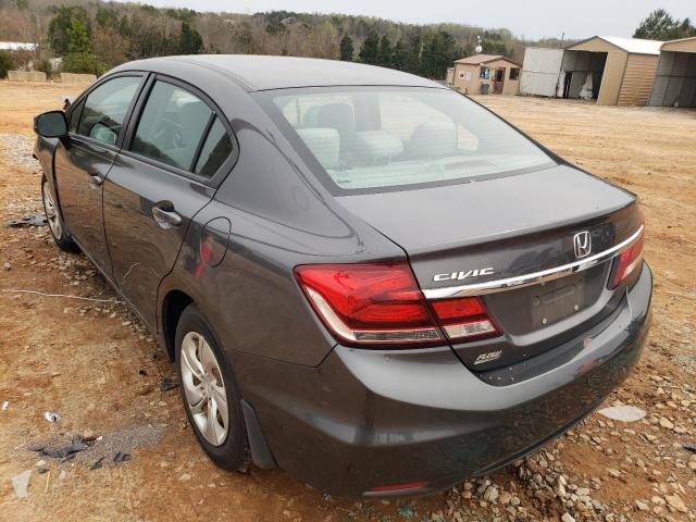 Photo 3 from auction – 2013 HONDA CIVIC LX with VIN 2HGFB2F54DH565504