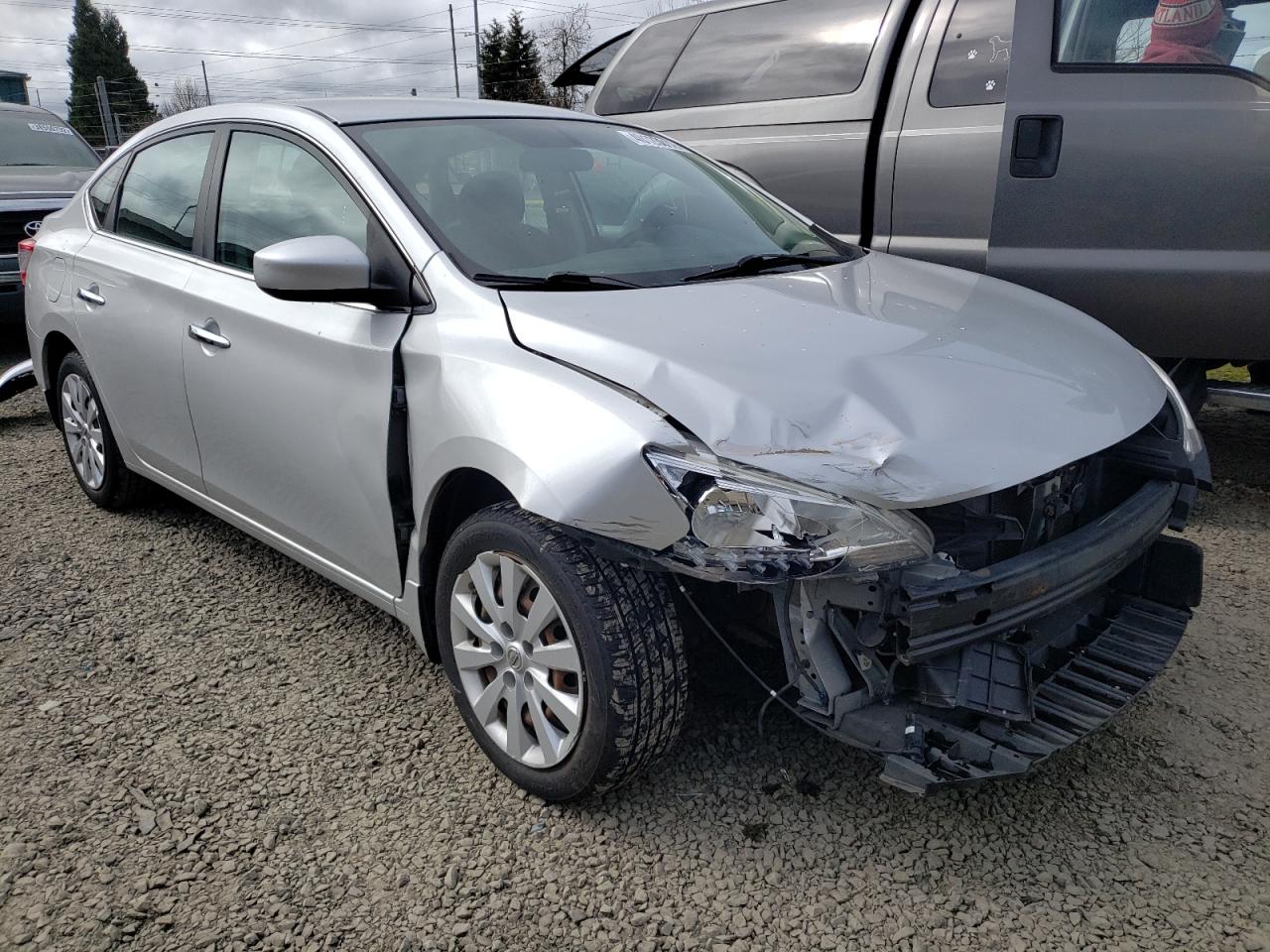 NISSAN SENTRA S 2014 with VIN 3N1AB7AP3EY235432 - Photo from auction