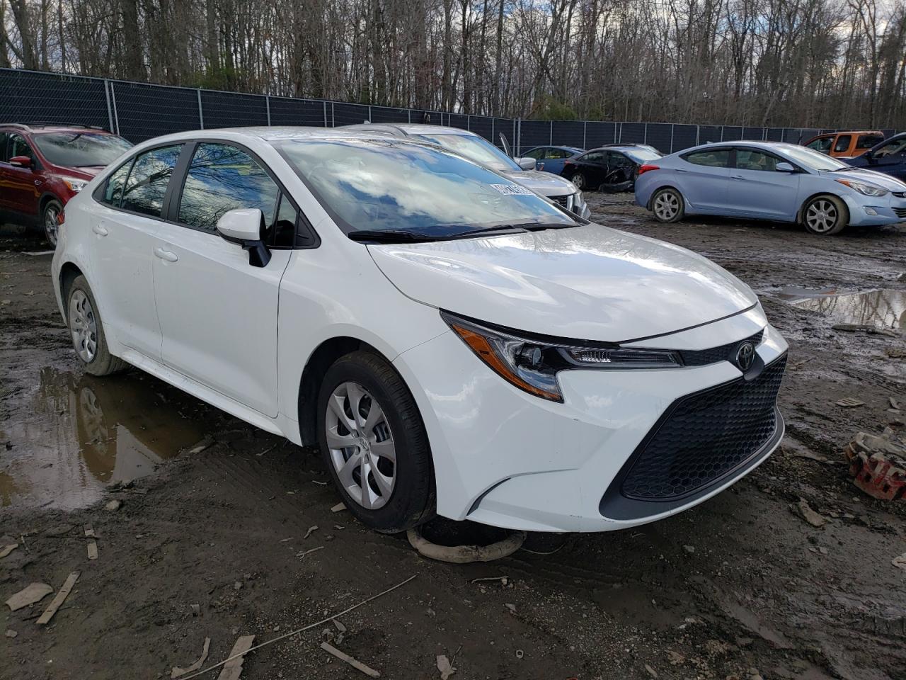 TOYOTA COROLLA LE 2020 with VIN 5YFEPRAE7LP120100 - Photo from auction