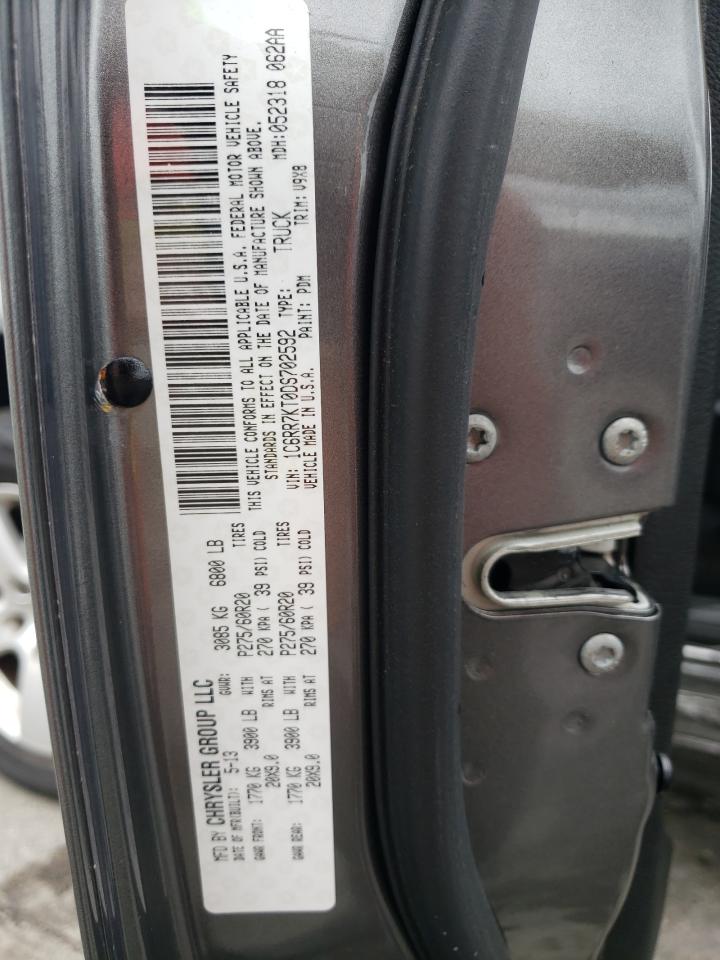 Photo 10 from auction – 2013 RAM 1500 ST with VIN 1C6RR7KT0DS702592