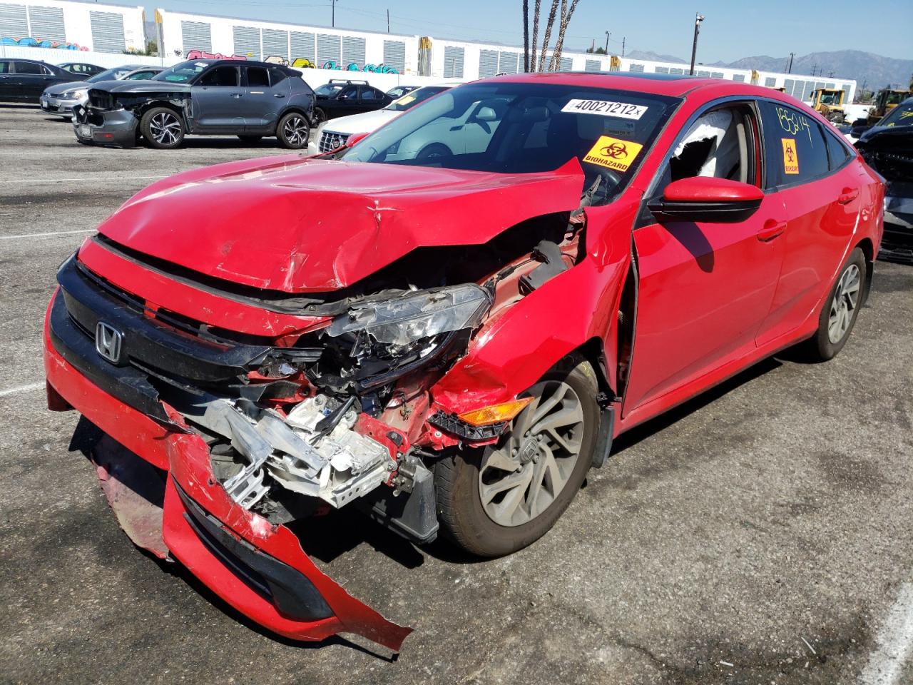 Photo 2 from auction – 2016 HONDA CIVIC EX with VIN 2HGFC2F76GH562767