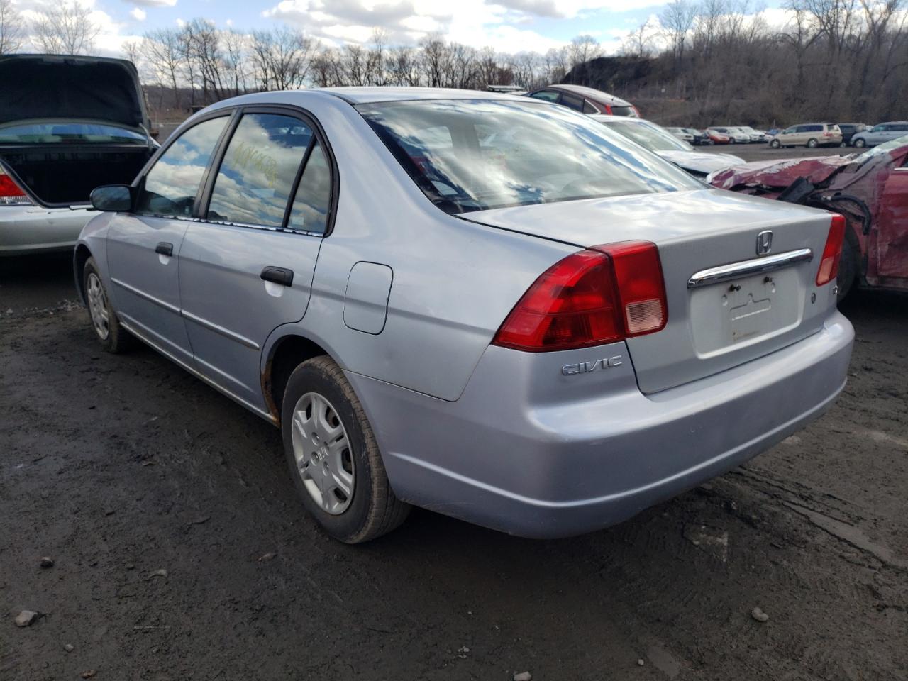 Photo 3 from auction – 2001 HONDA CIVIC with VIN 2HGES16541H601953