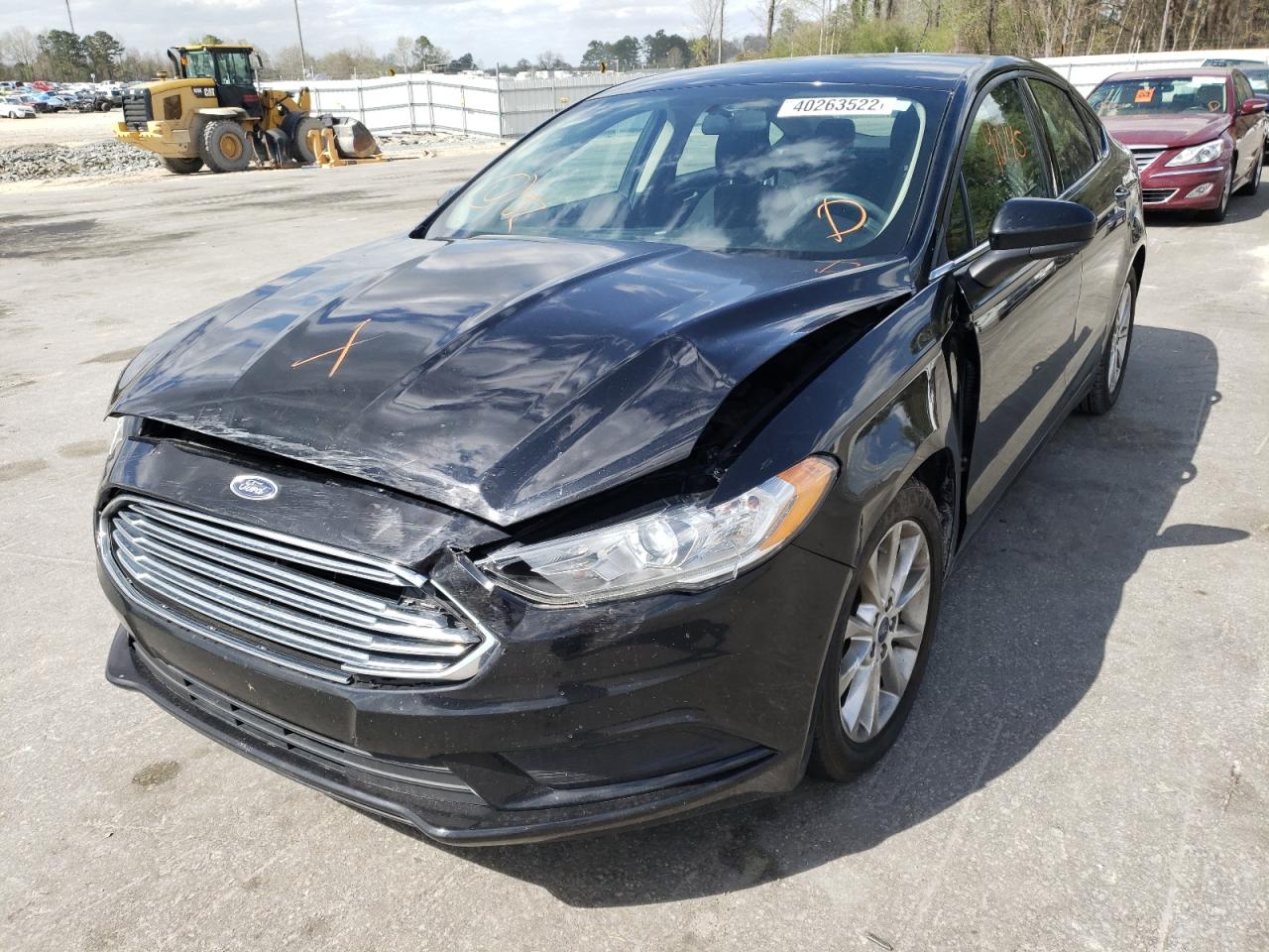 Photo 2 from auction – 2017 FORD FUSION SE with VIN 3FA6P0H72HR244029