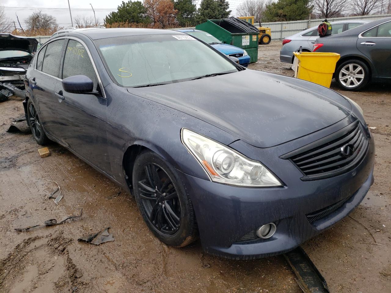 INFINITI G37 2012 with VIN JN1CV6AR0CM677158 - Photo from auction