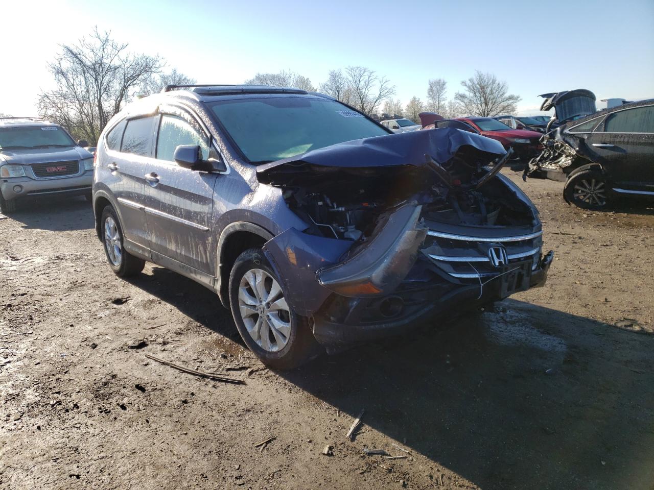HONDA CR-V EXL 2012 with VIN JHLRM4H73CC004019 - Photo from auction