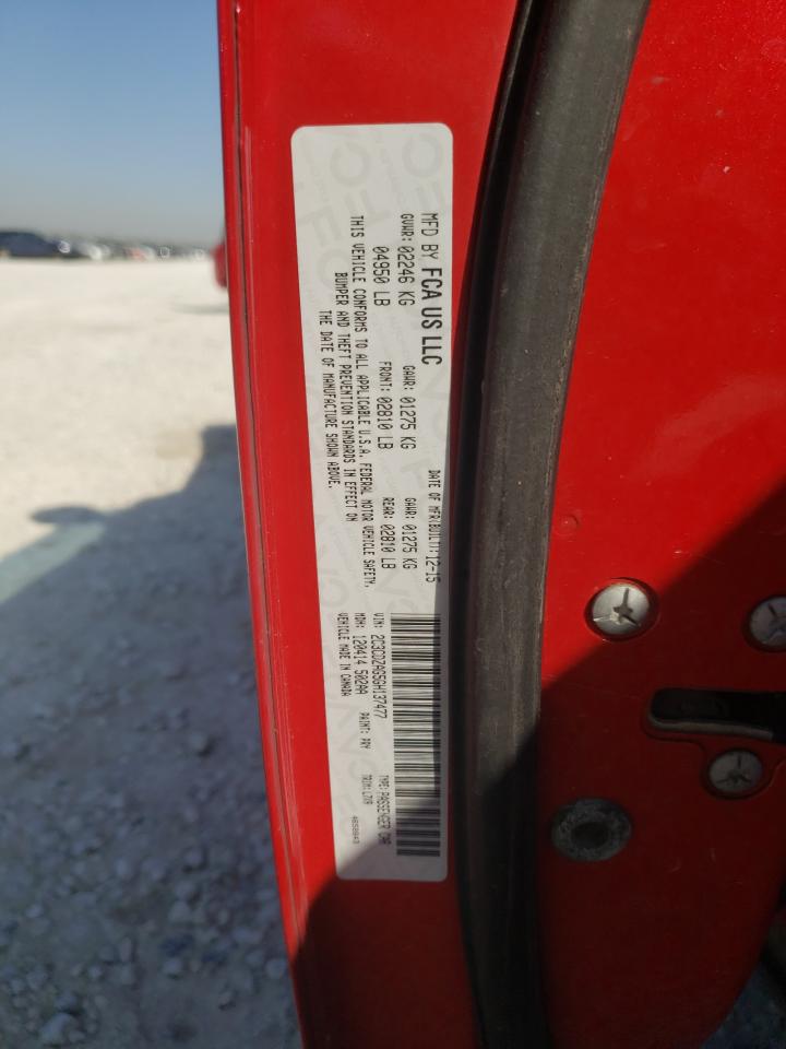 Photo 10 from auction – 2016 DODGE CHALLENGER with VIN 2C3CDZAG5GH137477