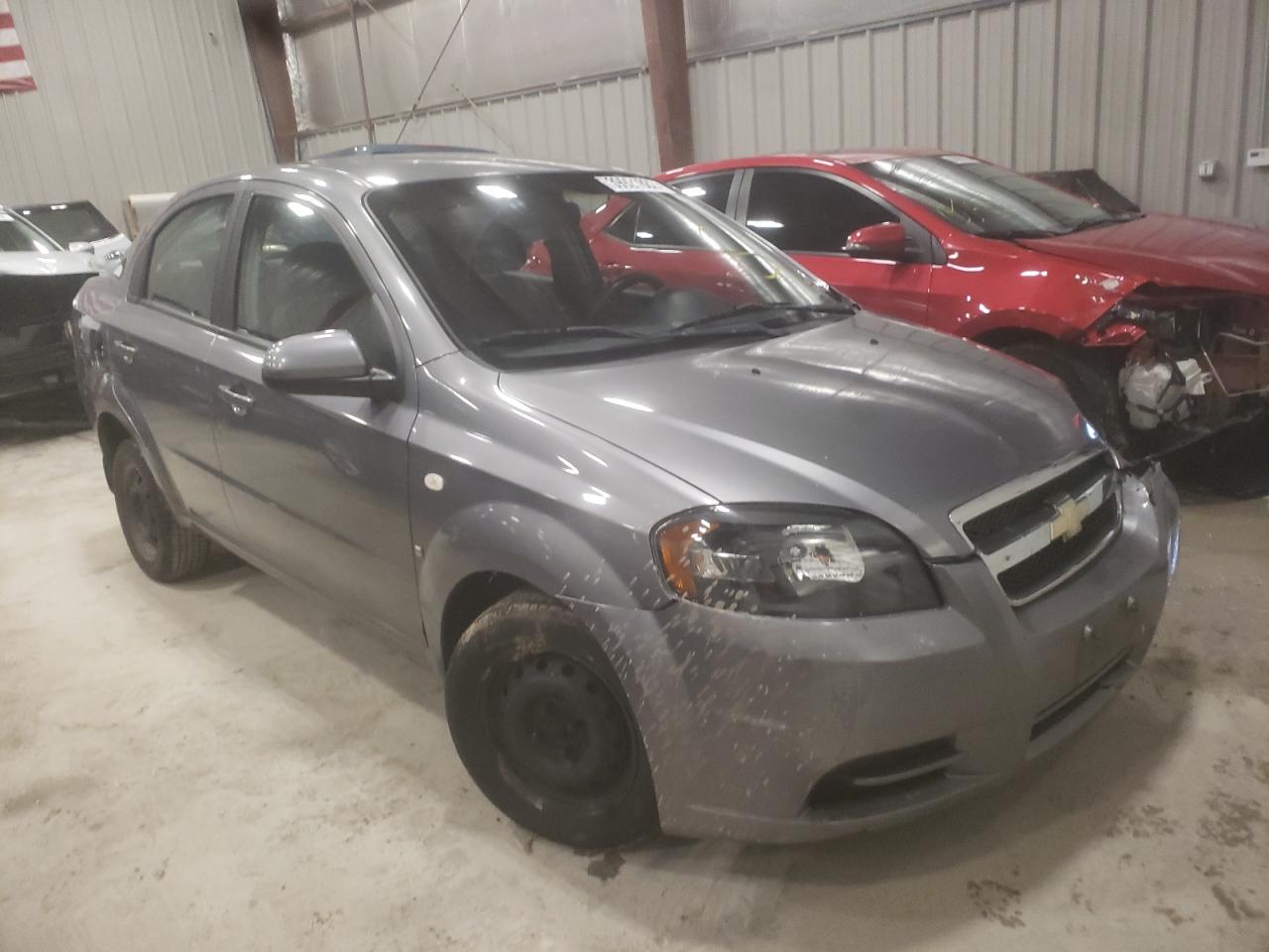 CHEVROLET AVEO BASE 2007 with VIN KL1TD56617B058263 - Photo from auction