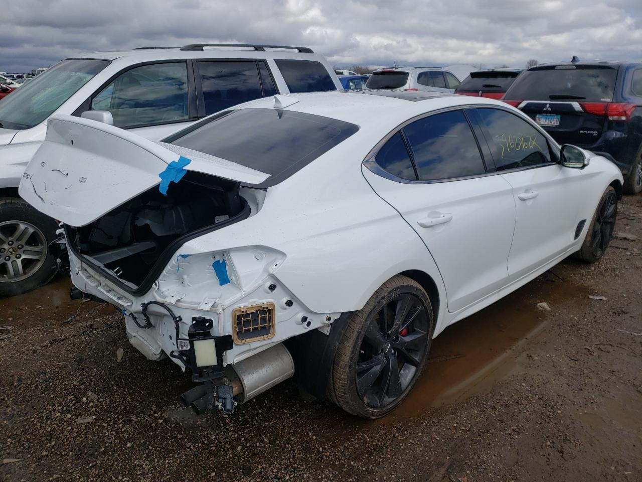 Photo 4 from auction – 2022 GENESIS G70 BASE with VIN KMTG54TE6NU096149