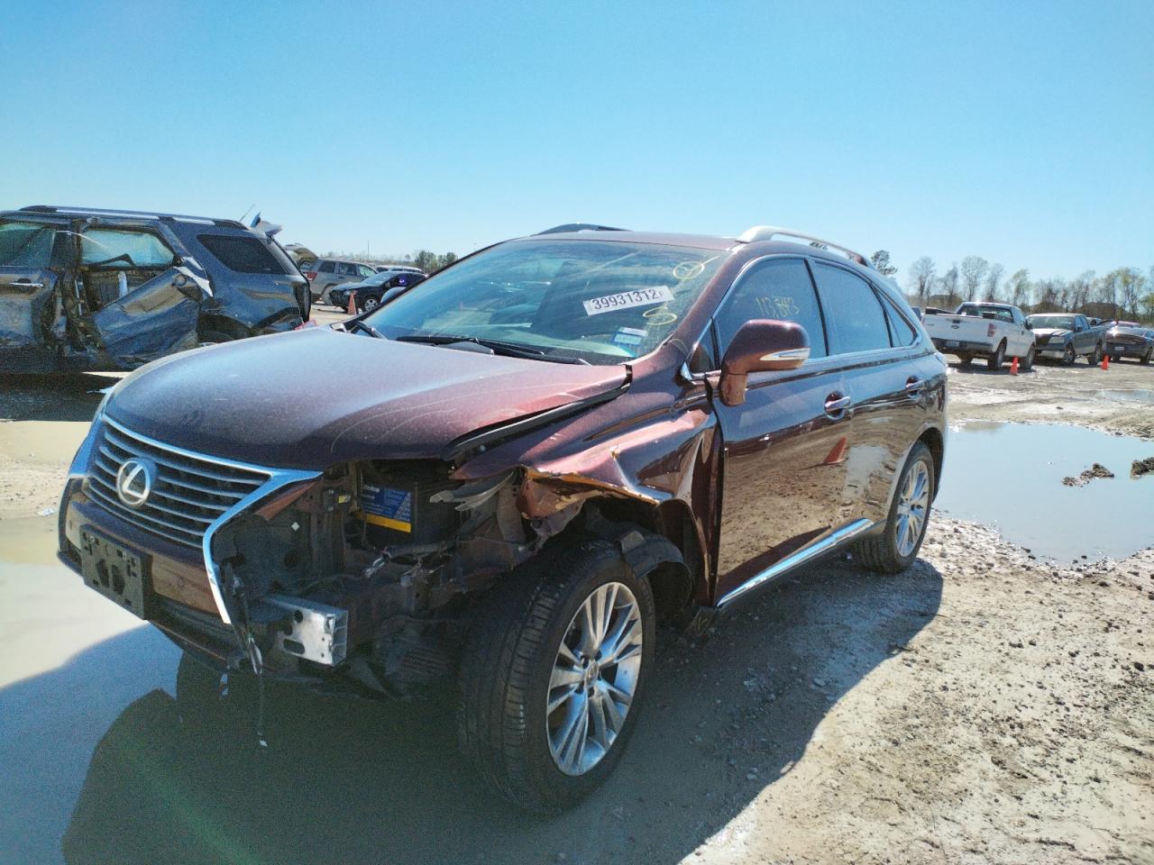 Photo 2 from auction – 2014 LEXUS RX 350 with VIN 2T2ZK1BA5EC149381