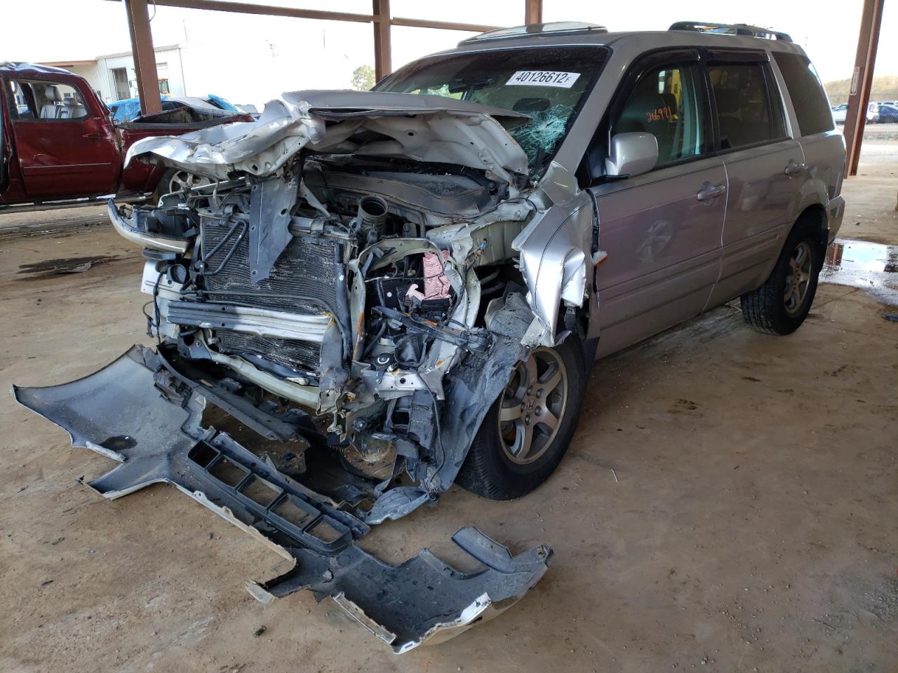 Photo 2 from auction – 2007 HONDA PILOT EXL with VIN 5FNYF28567B030774