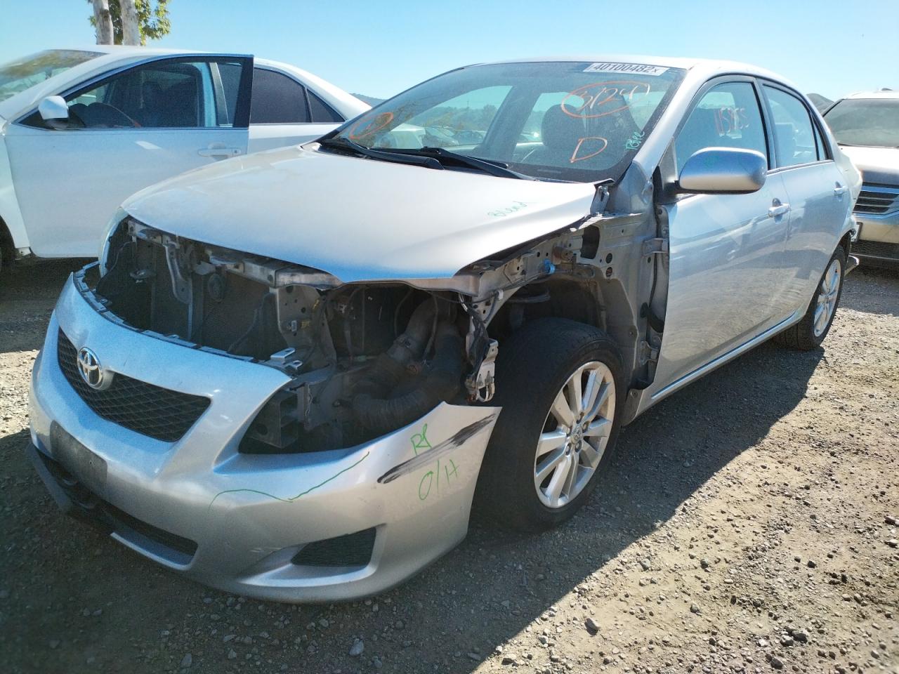 Photo 2 from auction – 2010 TOYOTA COROLLA BA with VIN 1NXBU4EE5AZ255497