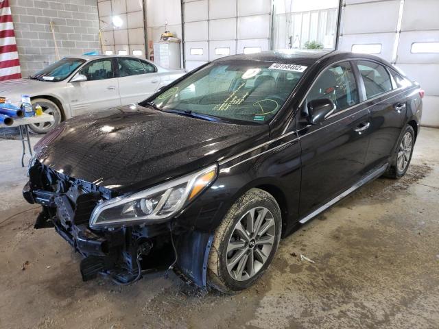 Photo 2 from auction – 2016 HYUNDAI SONATA SPO with VIN 5NPE34AF2GH337175