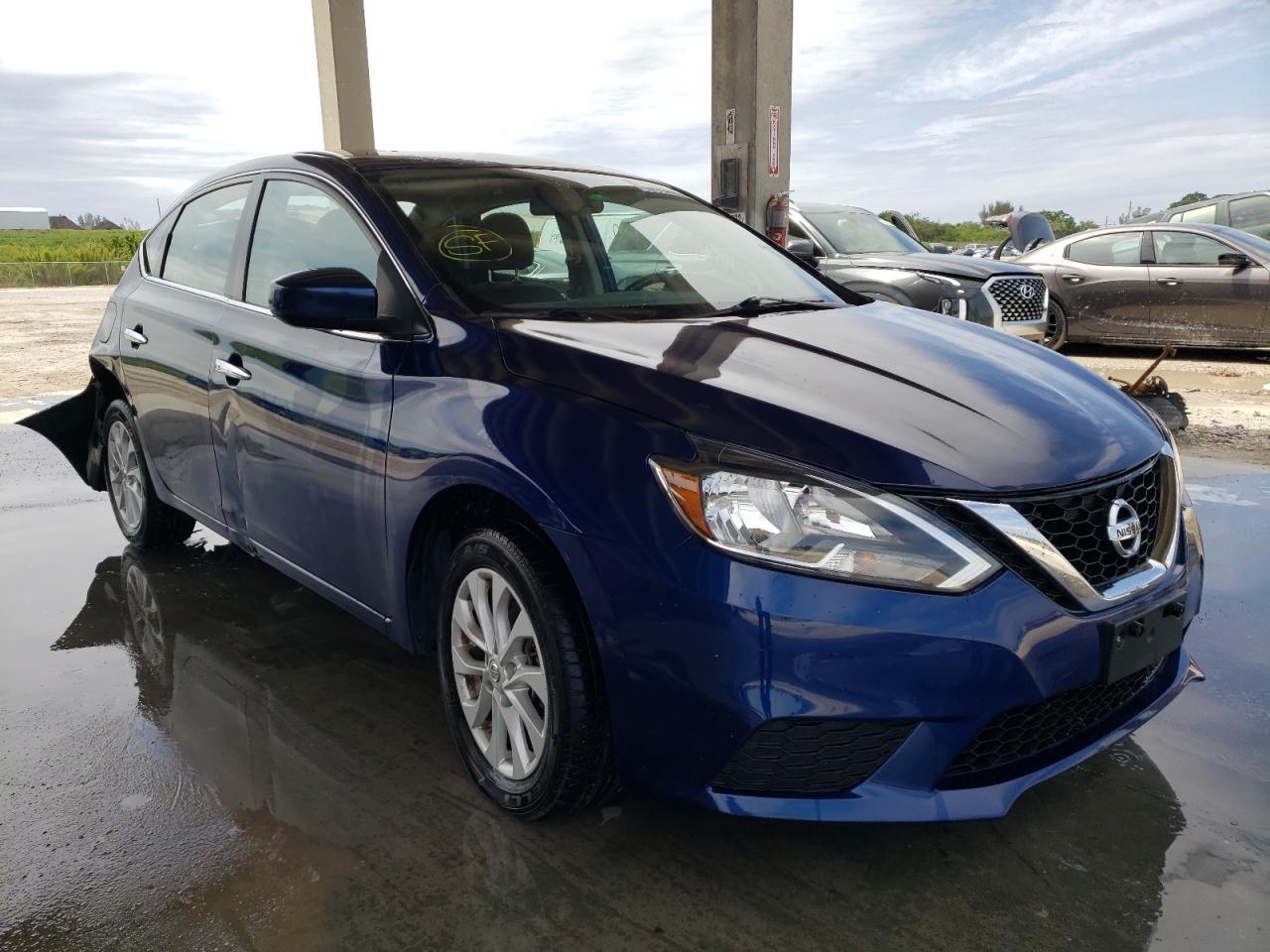 NISSAN SENTRA S 2018 with VIN 3N1AB7AP2JL648840 - Photo from auction
