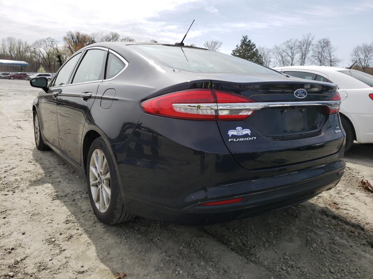 Photo 3 from auction – 2017 FORD FUSION SE with VIN 3FA6P0HD5HR143654