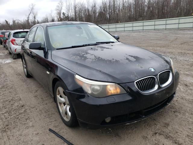 BMW 525 I 2007 with VIN WBANE53577CW66631 - Photo from auction