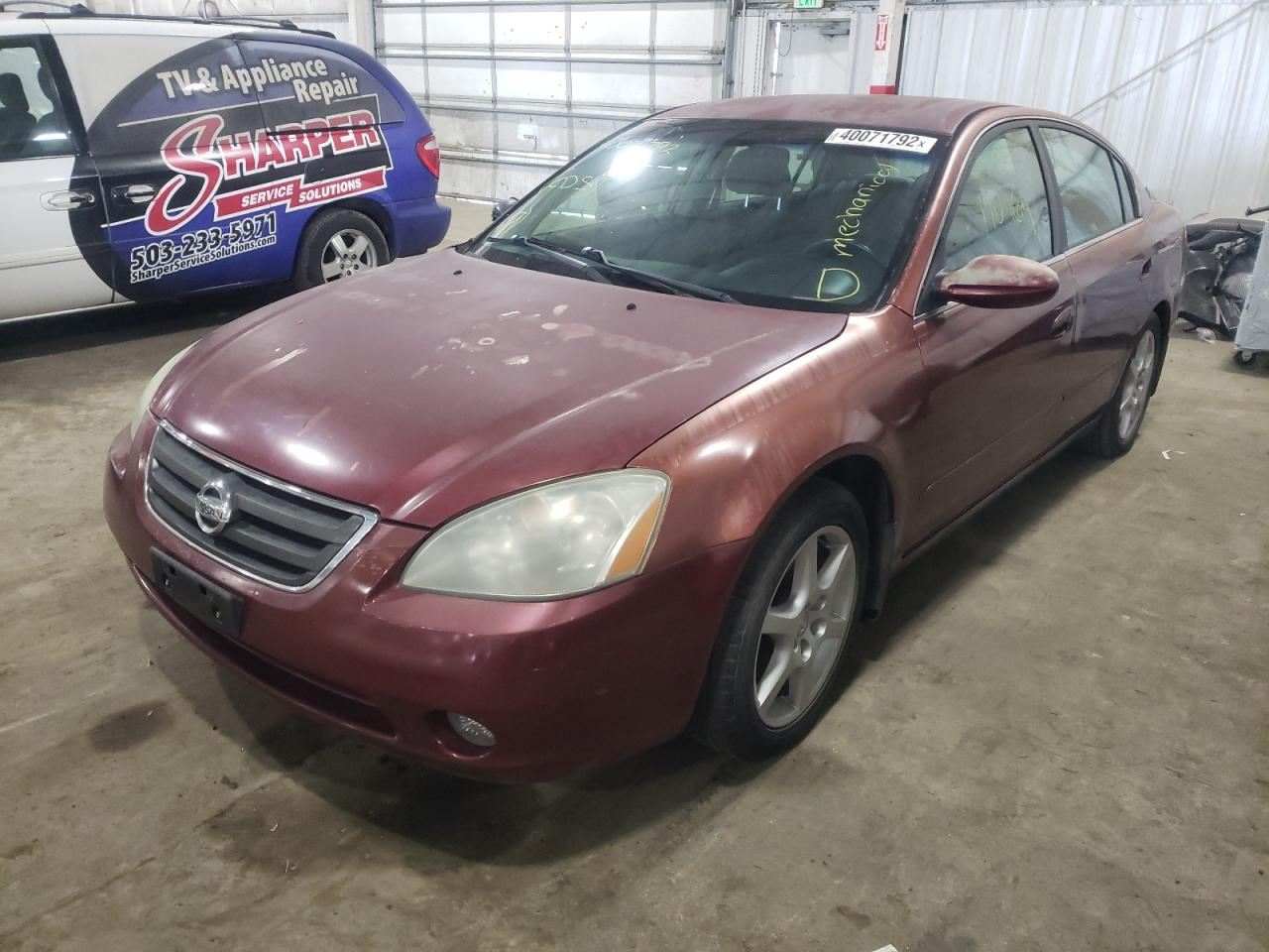 Photo 2 from auction – 2002 NISSAN ALTIMA SE with VIN 1N4BL11D92C184692