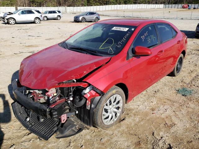 Photo 2 from auction – 2017 TOYOTA COROLLA L with VIN 2T1BURHE6HC844918