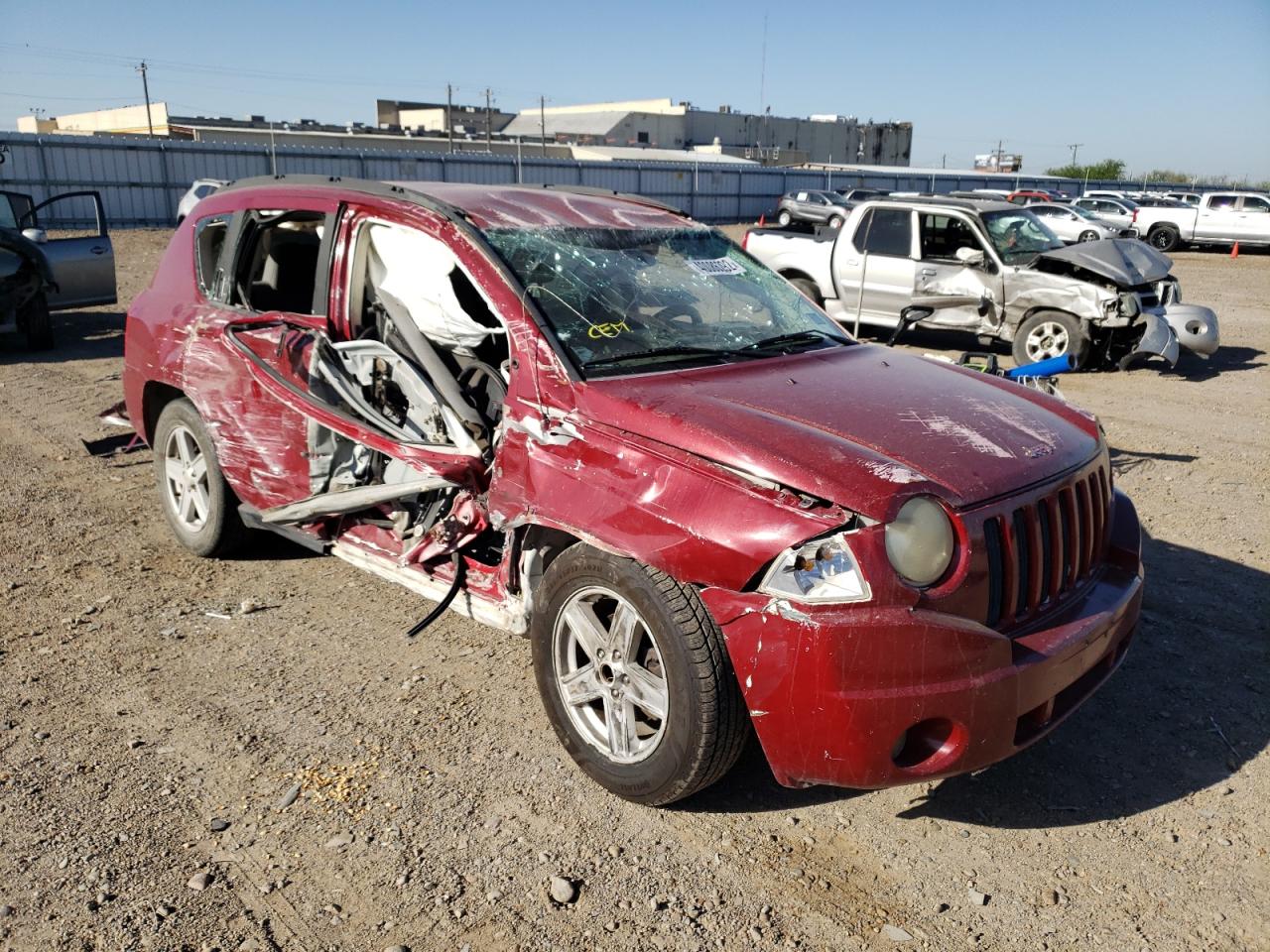 JEEP COMPASS 2007 with VIN 1J8FT47W27D212428 - Photo from auction