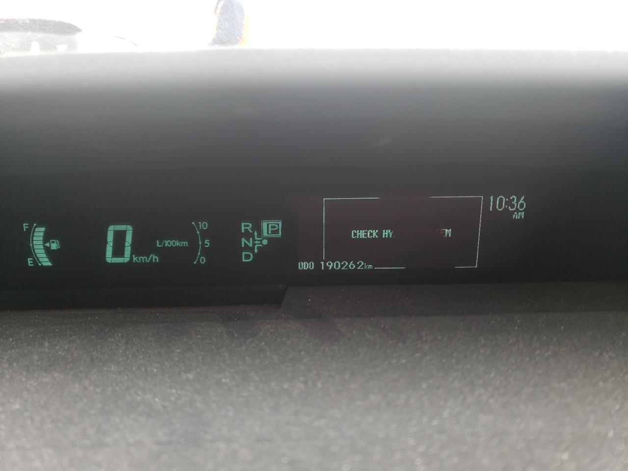 Photo 8 from auction – 2010 TOYOTA PRIUS with VIN JTDKN3DU6A1001383