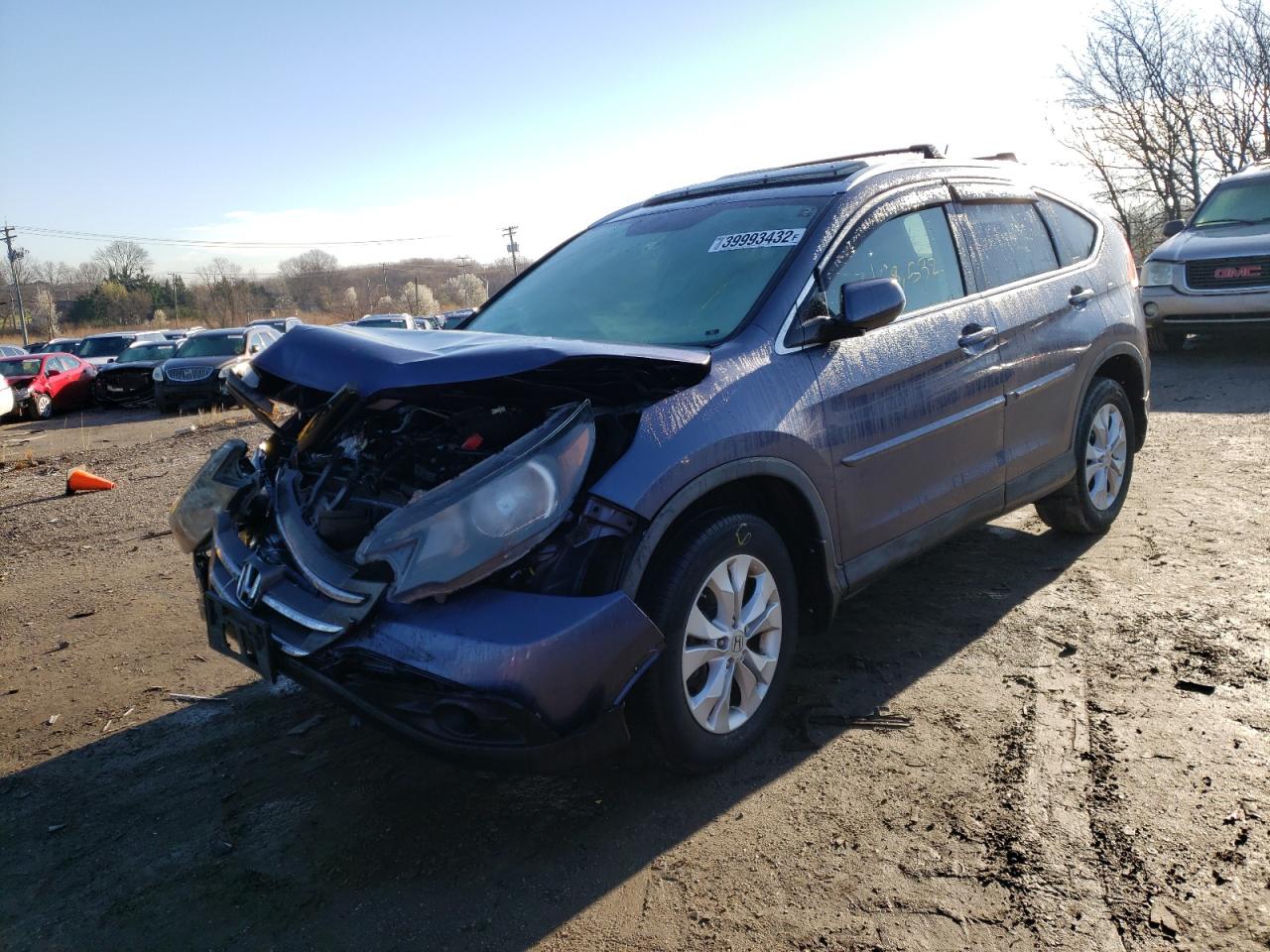 Photo 2 from auction – 2012 HONDA CR-V EXL with VIN JHLRM4H73CC004019