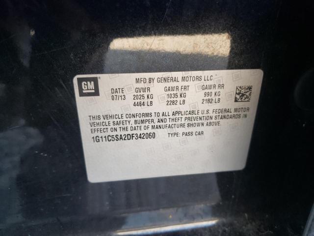 Photo 10 from auction – 2013 CHEVROLET MALIBU 1LT with VIN 1G11C5SA2DF342060