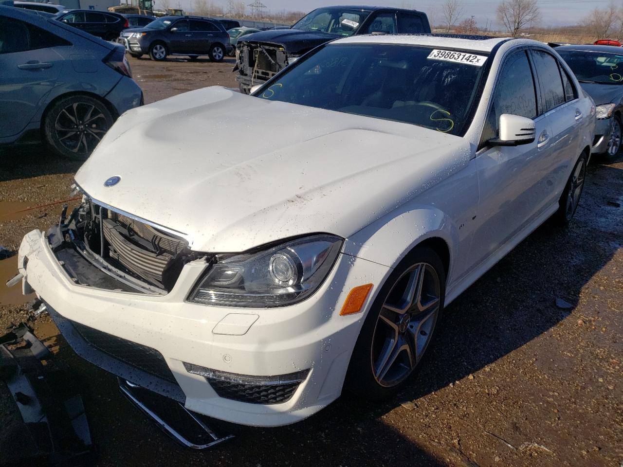 Photo 2 from auction – 2014 MERCEDES-BENZ C 63 AMG with VIN WDDGF7HB2EA950296