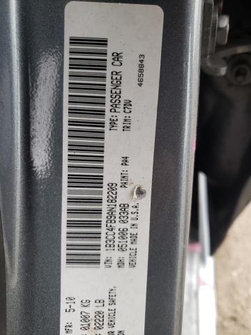 DODGE AVENGER SX 2010 with VIN 1B3CC4FB9AN182209 - Photo from auction