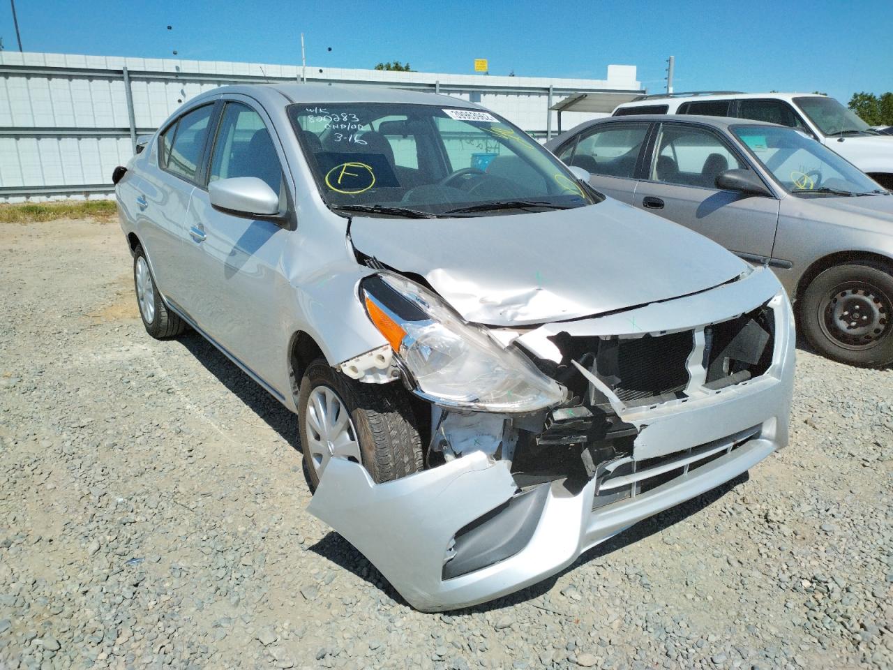 Photo 1 from auction – 2019 NISSAN VERSA S with VIN 3N1CN7AP1KL847637