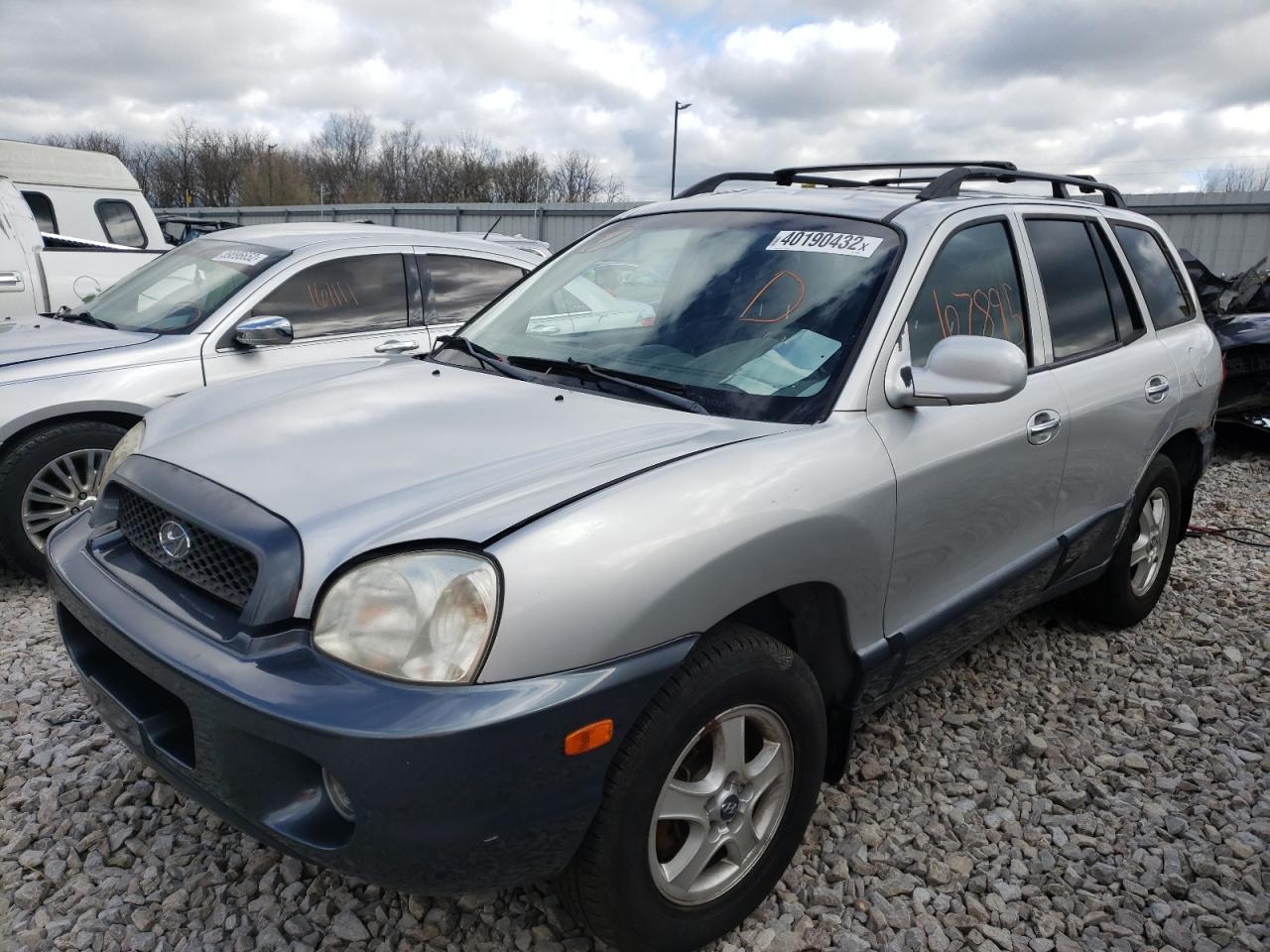Photo 2 from auction – 2003 HYUNDAI SANTA FE G with VIN KM8SC73E83U524988