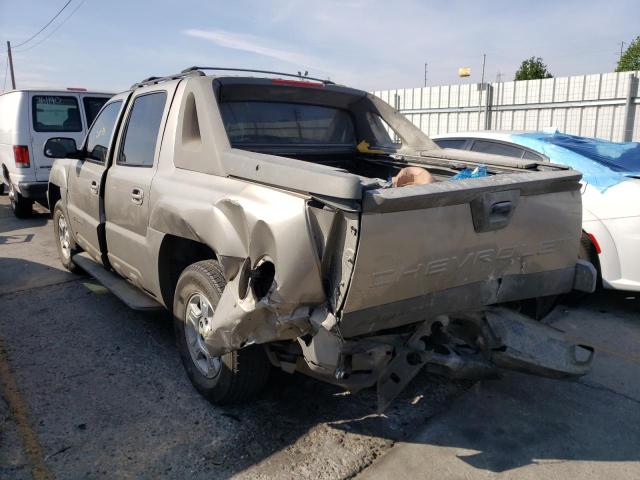 Photo 3 from auction – 2002 CHEVROLET AVALANCHE with VIN 3GNEC13T52G280433