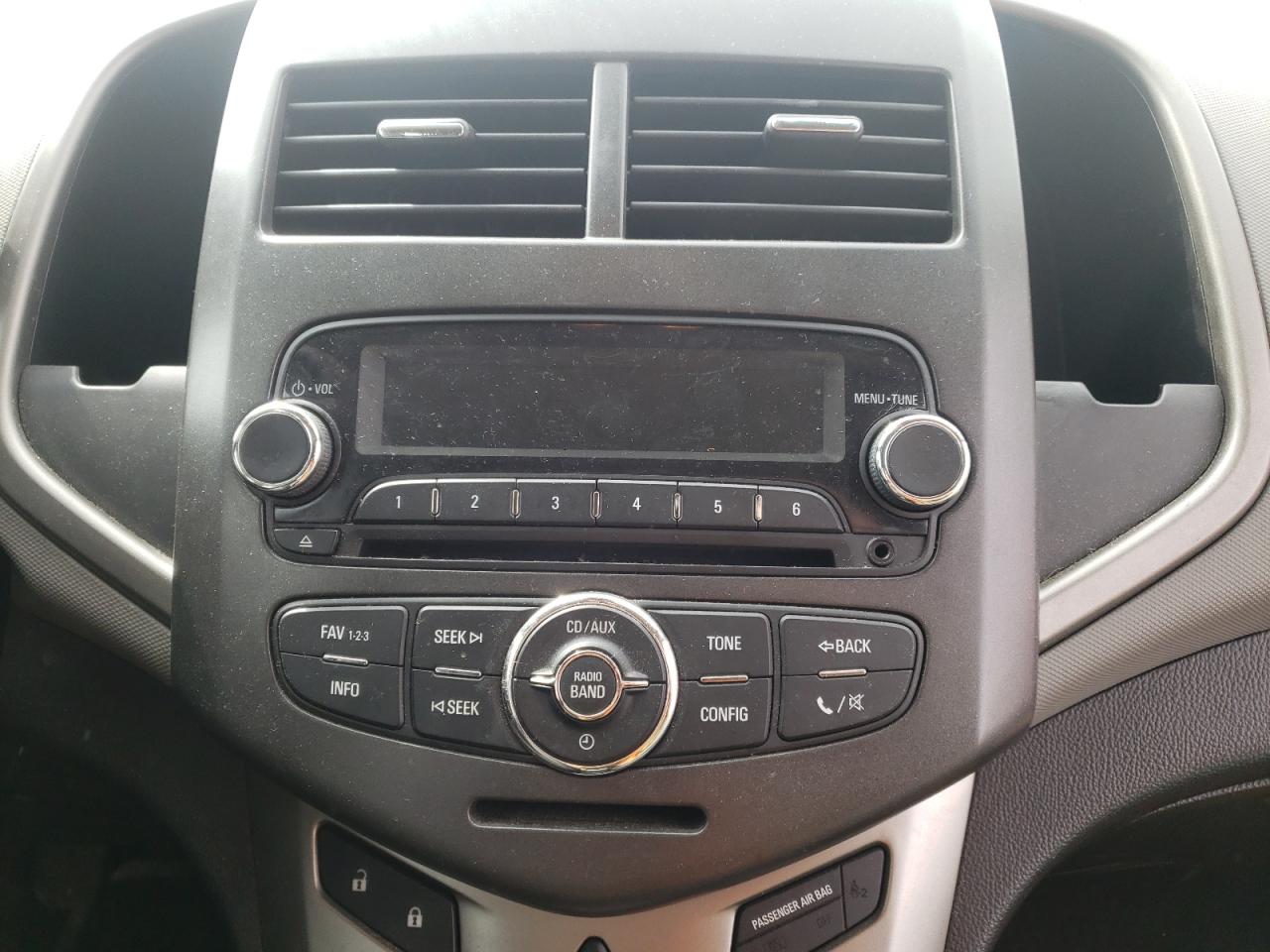 Photo 9 from auction – 2012 CHEVROLET SONIC LT with VIN 1G1JD6SB8C4232121
