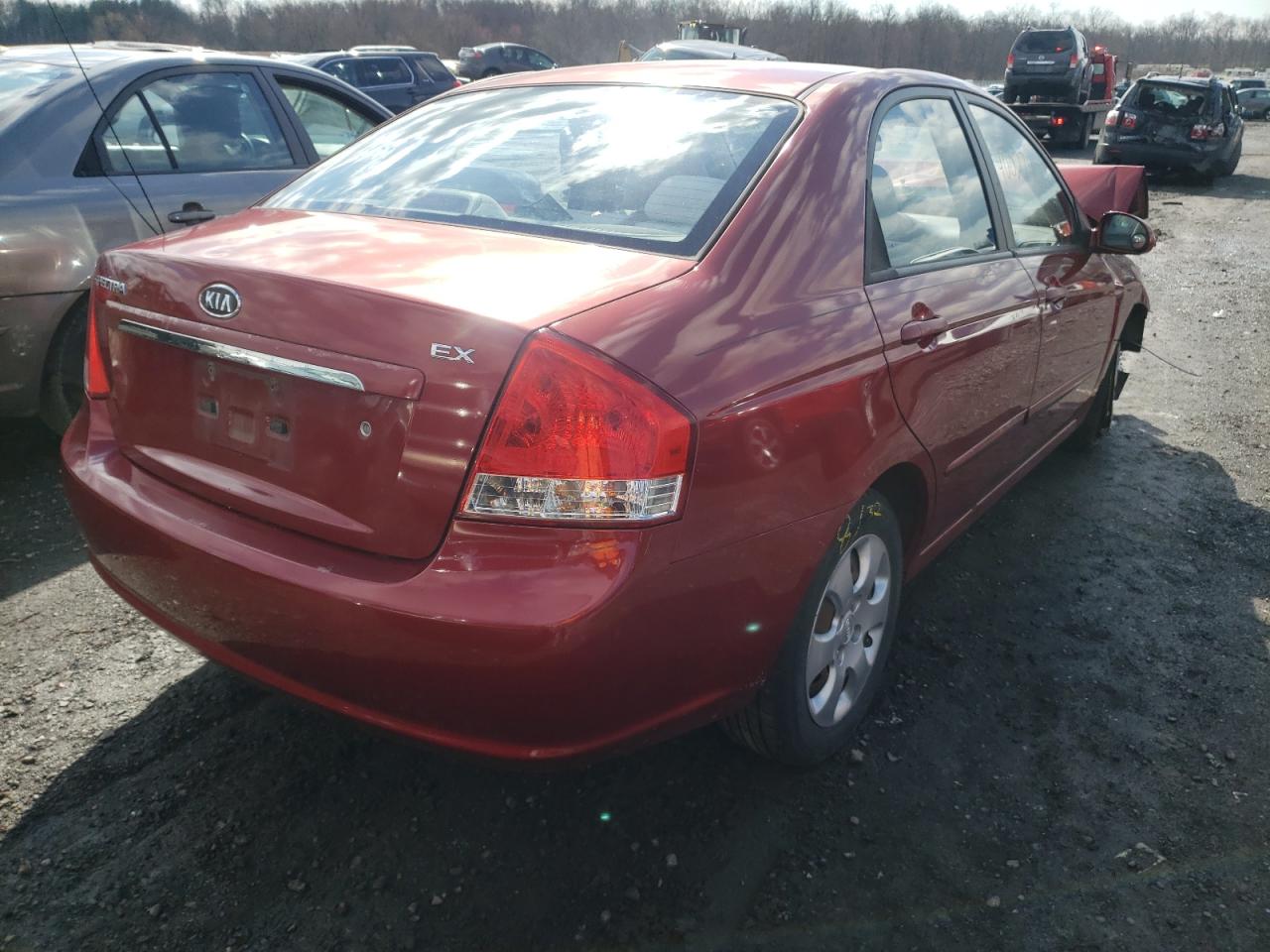 Photo 4 from auction – 2009 KIA SPECTRA with VIN KNAFE221595627125