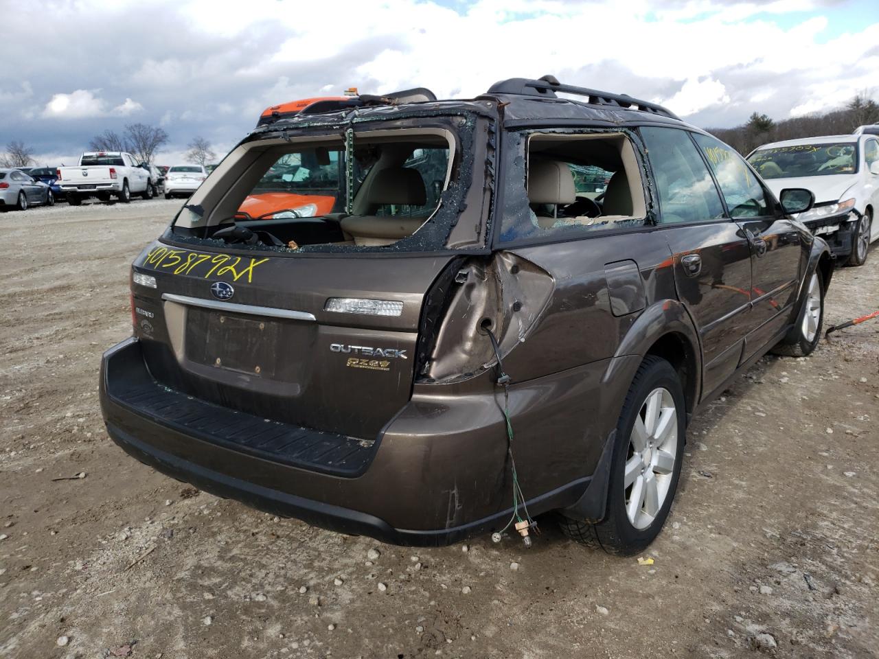 Фото 4 с аукциона – 2008 SUBARU OUTBACK 2. с VIN 4S4BP62C887318302