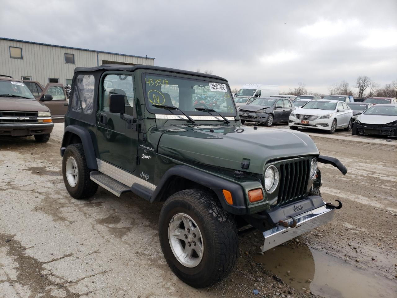 Photo 1 from auction – 1997 JEEP WRANGLER / with VIN 1J4FY19SXVP433539
