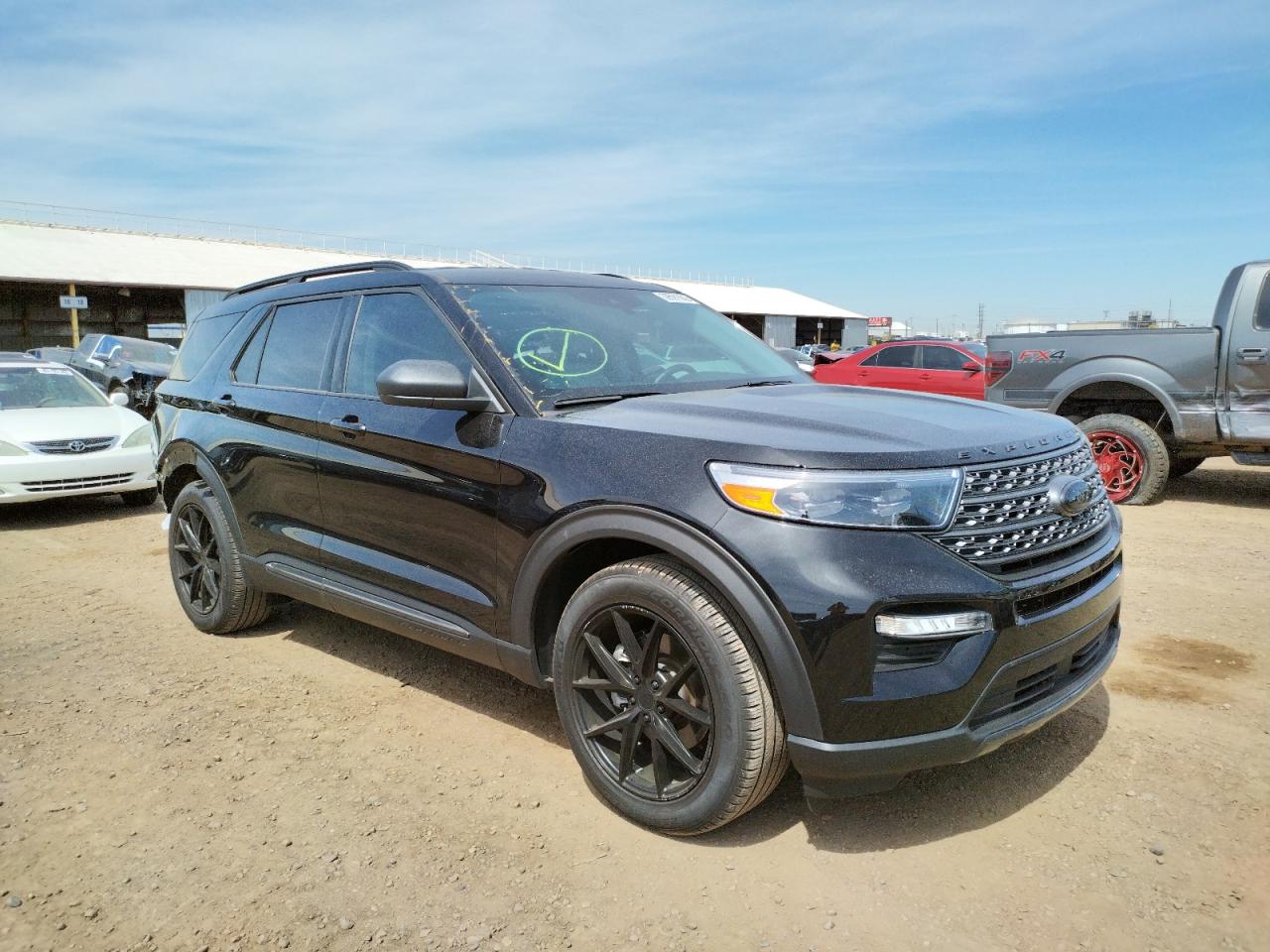 FORD EXPLORER X 2021 with VIN 1FMSK7DH6MGA62992 - Photo from auction