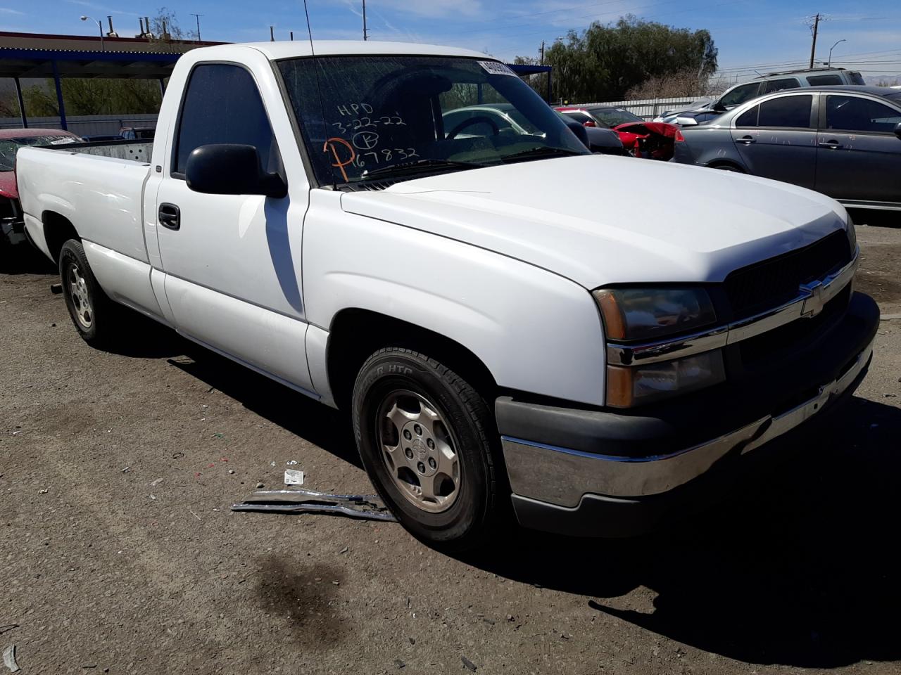 CHEVROLET SILVERADO 2004 with VIN 1GCEC14X24Z144452 - Photo from auction
