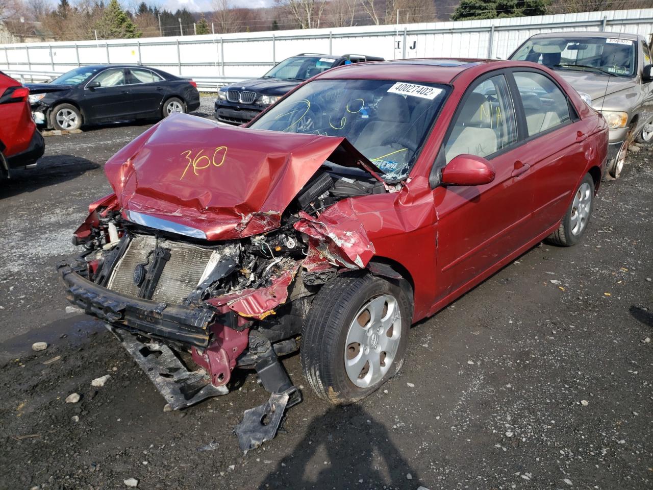 Photo 2 from auction – 2009 KIA SPECTRA with VIN KNAFE221595627125