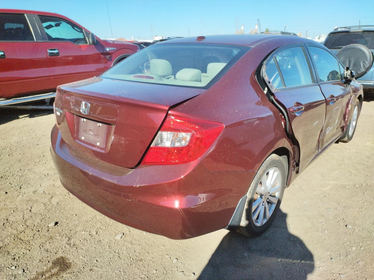 Photo 4 from auction – 2012 HONDA CIVIC EX with VIN 2HGFB2F80CH578162