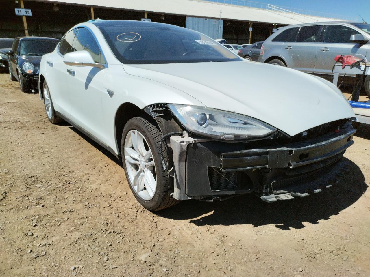 TESLA MODEL S 2013 with VIN 5YJSA1AG9DFP09458 - Photo from auction